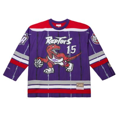 Mitchell & Ness NBA Maxxed Out Fashion Raptors Vince Carter Hockey Jersey - Lilla - Jersey