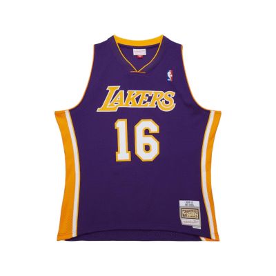 Mitchell & Ness NBA Lakers 2009 Pau Gasol Dark Jersey - Lilla - Jersey