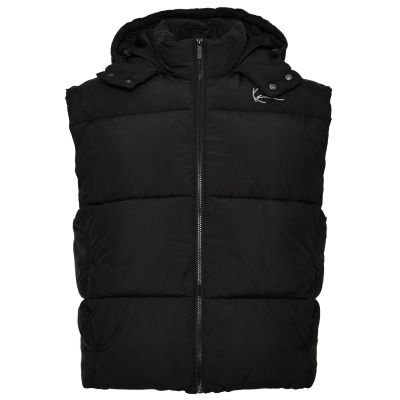 Karl Kani Small Signature Puffer Vest Black - Svart - Vest Karl Kani Small Signature Puffer Vest Black - Svart - Vest