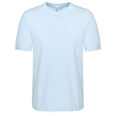 Karl Kani Small Signature Fitted Tee Blue - Blå - Kortermet T-skjorte