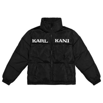Karl Kani Retro Essential Wmns Puffer Jacket - Svart - Jakke Karl Kani Retro Essential Wmns Puffer Jacket - Svart - Jakke