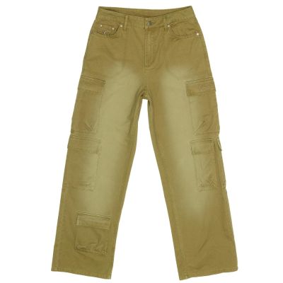 Karl Kani Signature Multipocket Wmns Cargo Pants Green - Grønn - Bukser