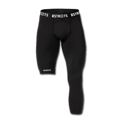 The Streets Compression Single Leg Tights Black (Left Leg) - Svart - Shorts The Streets Compression Single Leg Tights Black (Left Leg) - Svart - Shorts