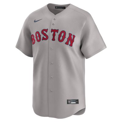 Nike MLB Boston Red Sox Limited Road Jersey - Grå - Jersey Nike MLB Boston Red Sox Limited Road Jersey - Grå - Jersey