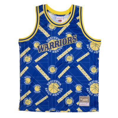 Mitchell & Ness Golden State Warriors Swingman Jersey - Blå - Jersey