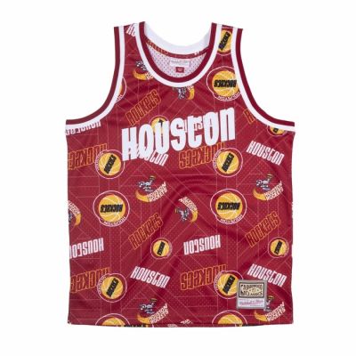 Mitchell & Ness Houston Rockets Swingman Jersey - rød - Jersey