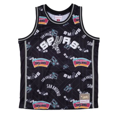 Mitchell & Ness San Antonio Spurs Swingman Jersey - Svart - Jersey