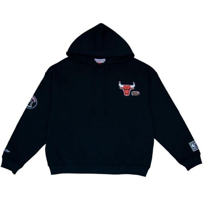 Mitchell & Ness NBA 6 Times Hoodie Chicago Bulls - Svart - Hettegenser Mitchell & Ness NBA 6 Times Hoodie Chicago Bulls - Svart - Hettegenser