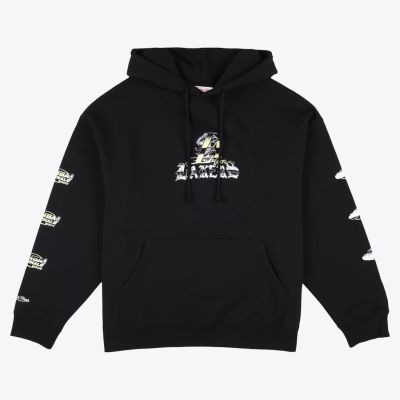 Mitchell & Ness NBA Laker Nation Hoodie Los Angeles Lakers - Svart - Hettegenser Mitchell & Ness NBA Laker Nation Hoodie Los Angeles Lakers - Svart - Hettegenser