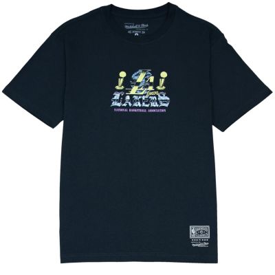 Mitchell & Ness NBA LA Champ Tee Los Angeles Lakers - Svart - Kortermet T-skjorte Mitchell & Ness NBA LA Champ Tee Los Angeles Lakers - Svart - Kortermet T-skjorte