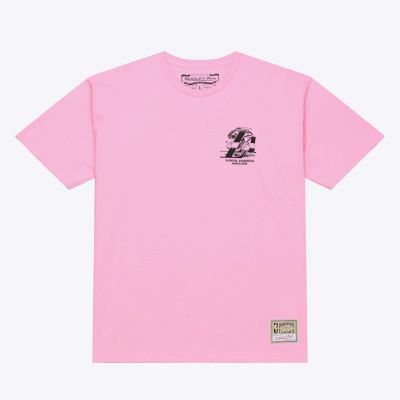 Mitchell & Ness NBA LA Champ Chrome Tee Los Angeles Lakers - Rosa - Kortermet T-skjorte Mitchell & Ness NBA LA Champ Chrome Tee Los Angeles Lakers - Rosa - Kortermet T-skjorte