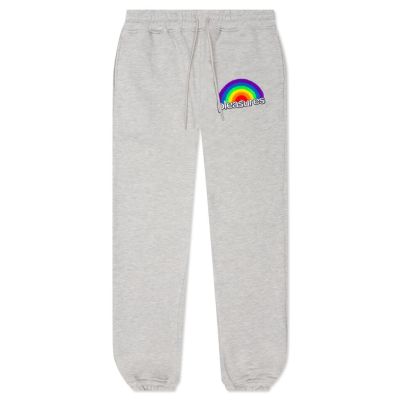 Pleasures Good Time Sweatpants Heather Grey - Grå - Bukser