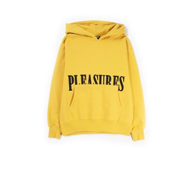 Pleasures Latex Mustard - Gul - Hettegenser