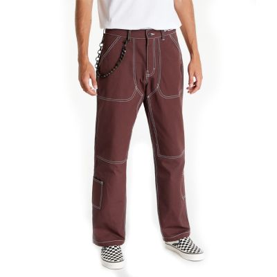 Pleasures Ultra Utility Pants Brown - Brun - Bukser