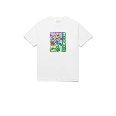 Pleasures Glass Tee White - Hvit - Kortermet T-skjorte