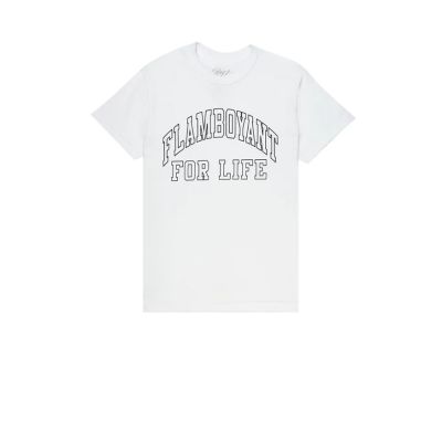 Pleasures Flamboyant Tee White - Hvit - Kortermet T-skjorte