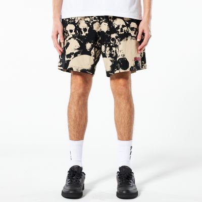 Pleasures Despair Cotton Shorts Black - Svart - Shorts