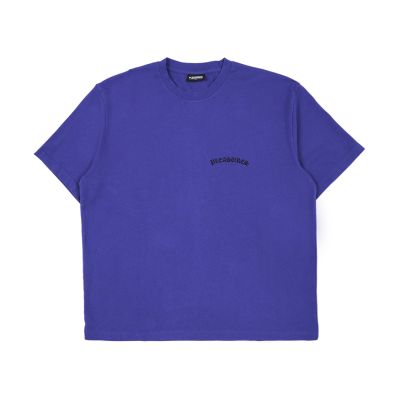 Pleasures Neural Heavyweight Tee Purple - Lilla - Kortermet T-skjorte