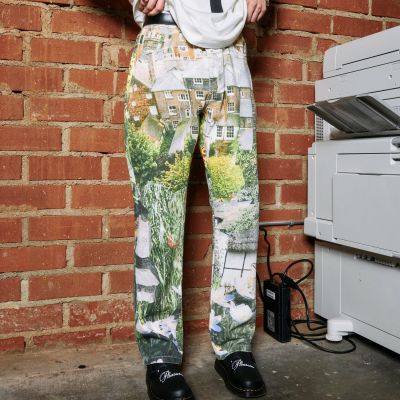 Pleasures Garden 5 Pocket Denim Multi - Flerfarget - Bukser