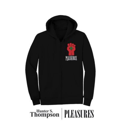 Pleasures HST Zip Black - Svart - Hettegenser