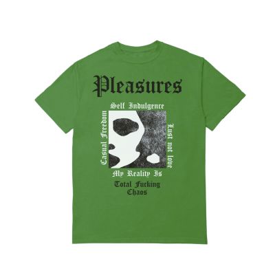 Pleasures Reality Tee Kelly Green - Grønn - Kortermet T-skjorte