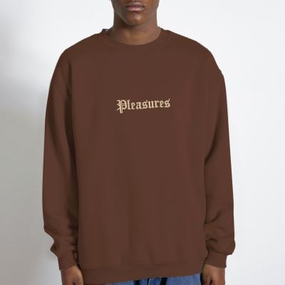 Pleasures Recipe Crewneck Brown - Brun - Crewneck