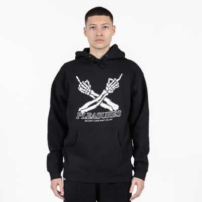 Pleasures Don't Care Black - Svart - Hettegenser