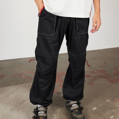 Pleasures Public Utility Pants Black - Svart - Bukser