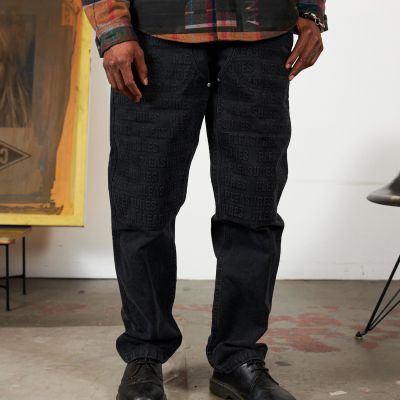 Pleasures Impact Double Knee Pants Black - Svart - Bukser