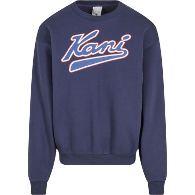 Karl Kani Varsity Print Os Crewneck Blue - Blå - Hettegenser