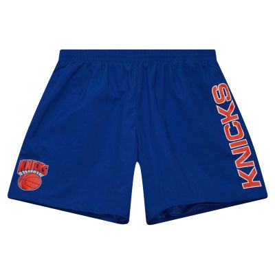 Mitchell & Ness NBA New York Knicks Team Heritage Woven Shorts - Blå - Shorts