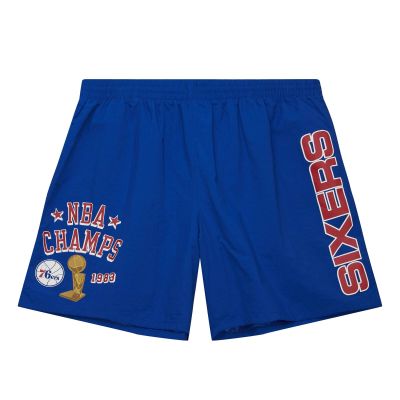 Mitchell & Ness NBA Philadelphia 76ers Team Heritage Woven Shorts - Blå - Shorts
