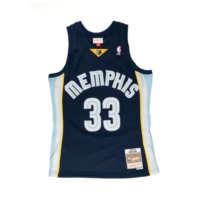 Mitchell & Ness NBA Grizzlies 2008 Marc Gasol Dark Jersey - Blå - Jersey