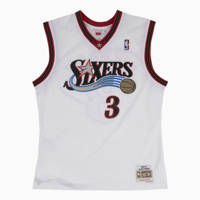 Mitchell & Ness NBA Swingman Jersey Philadelphia 76ers Allen Iverson White - Hvit - Jersey Mitchell & Ness NBA Swingman Jersey Philadelphia 76ers Allen Iverson White - Hvit - Jersey