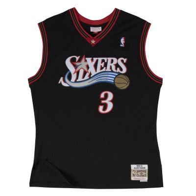 Mitchell & Mess Philadelphia 76ers Allen Iverson NBA Swingman Jersey - Svart - Jersey Mitchell & Mess Philadelphia 76ers Allen Iverson NBA Swingman Jersey - Svart - Jersey