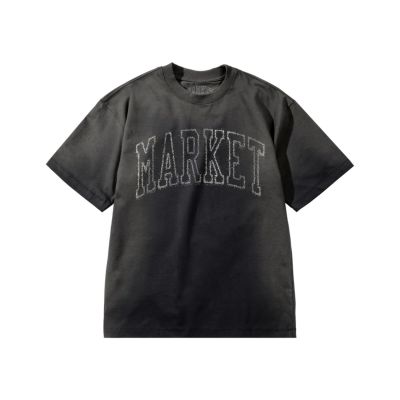Market Vintage Arc Tee Pirate Black - Svart - Kortermet T-skjorte