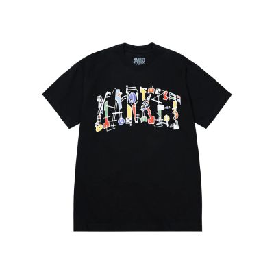 MARKET Work Of Arc Tee Black - Svart - Kortermet T-skjorte MARKET Work Of Arc Tee Black - Svart - Kortermet T-skjorte
