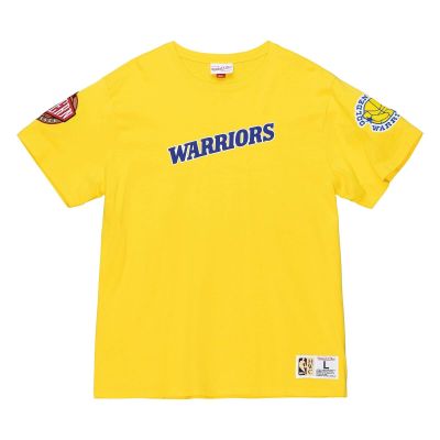 Mitchell & Ness NBA Golden State Warriors Team Origins S/S Tee - Gul - Kortermet T-skjorte Mitchell & Ness NBA Golden State Warriors Team Origins S/S Tee - Gul - Kortermet T-skjorte