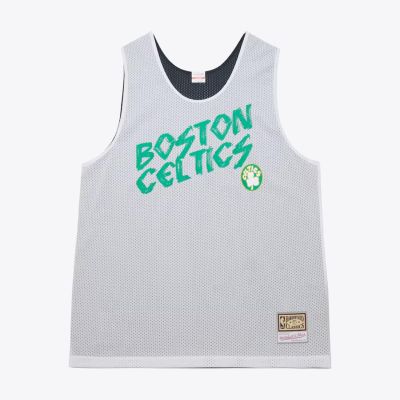 Mitchell & Ness NBA Team Glory Reversible Mesh Celtics Top - Hvit - Jersey