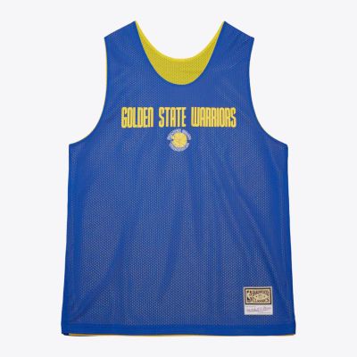 Mitchell & Ness NBA Team Glory Reversible Mesh Warriors Top - Gul - Jersey
