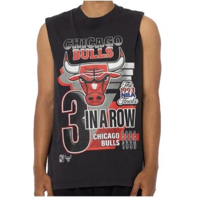 Mitchell & Ness NBA Chicago Bulls Vice Muscle Tank - Svart - Kortermet T-skjorte