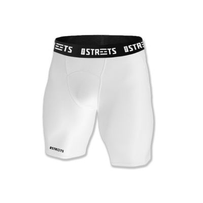 The Streets Compression Shorts White - Hvit - Shorts The Streets Compression Shorts White - Hvit - Shorts