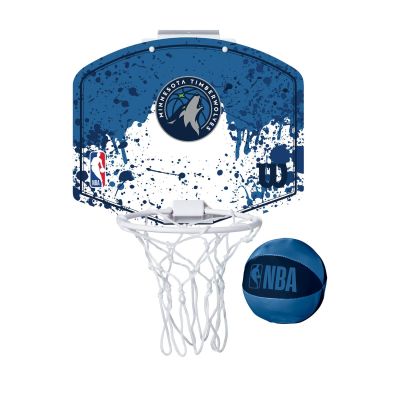 Wilson NBA Team Mini Hoop Minnesota Timberwolves - Blå - Accessories