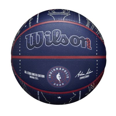 Wilson 2024 NBA All Star Collector Basketball Size 7 - Blå - Ball