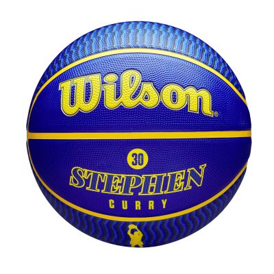 Wilson NBA Player Icon Outdoor Basketball Stephen Curry Size 7 - Blå - Ball