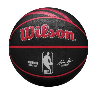 Wilson 2023 NBA Team City Collection Chicago Bulls Size 7 - Svart - Ball