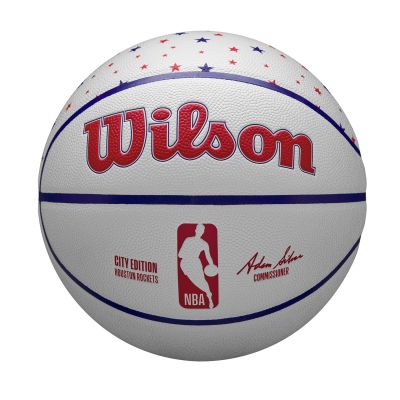 Wilson 2023 NBA Team City Collection Houston Rockets Size 7 - Hvit - Ball