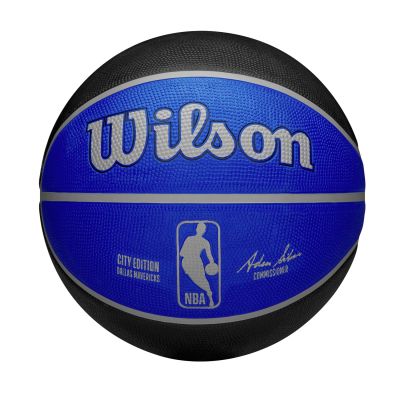 Wilson 2023 NBA Team City Edition Dallas Mavericks Size 7 - Blå - Ball