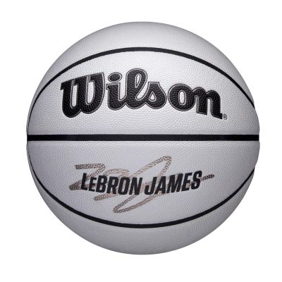 Wilson NBA Player Icon UV Lebron James Size 7 - Hvit - Ball Wilson NBA Player Icon UV Lebron James Size 7 - Hvit - Ball