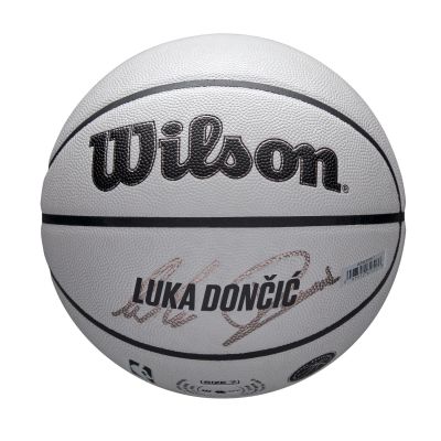 Wilson NBA Player Icon UV Luka Dončić Size 7 - Hvit - Ball